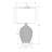 Contemporary Ceramic Table Lamp with Shade