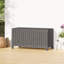 Ebern Designs Liggitt 115cm W 210L Water Resistant Pine Solid Wood Deck Box-1605645644