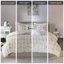 Ensemble de literie moderne en polyester hypoallergénique de style contemporain pour la chambre à coucher