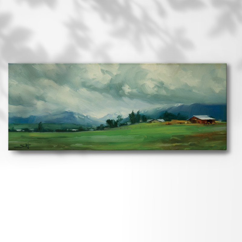 Wallowa Valley sur toile, H 24 po x l 60 po x P 1,5 po