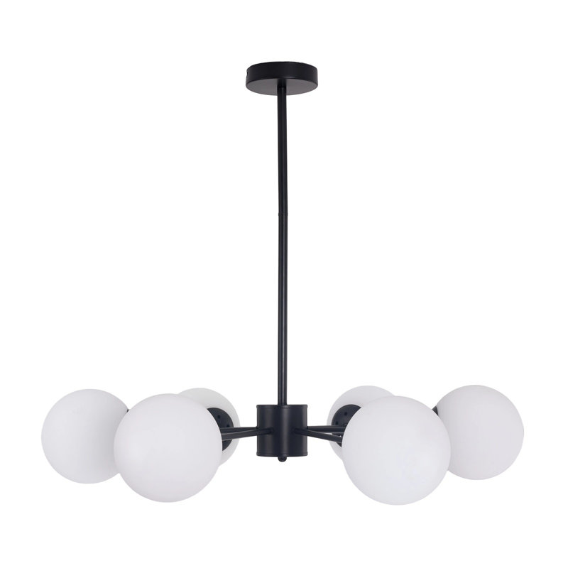6 - Light Matte Black Pendant