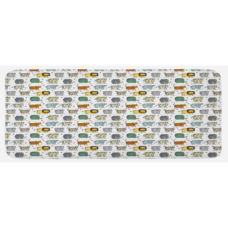 Multicolore tapis de cuisine pour animaux de compagnie