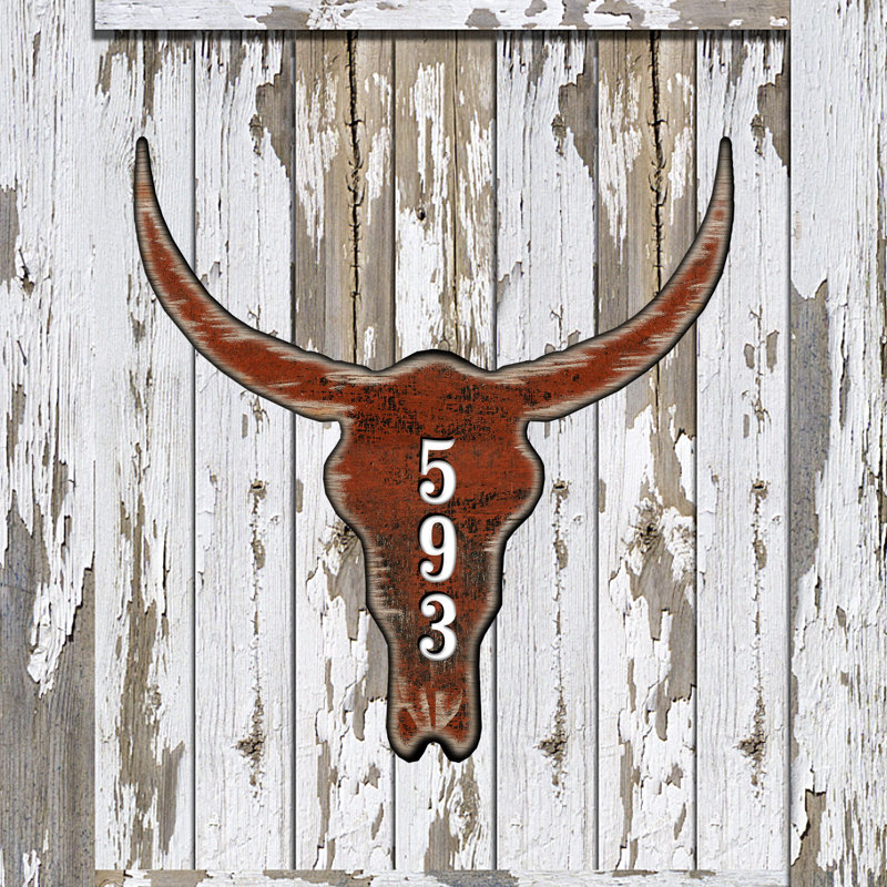 Tête de vache bison Buffalo Skull House, Oui