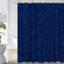 Rideau de douche Christmas avec aigue-marine bleu marine et 12 crochets-1226559917