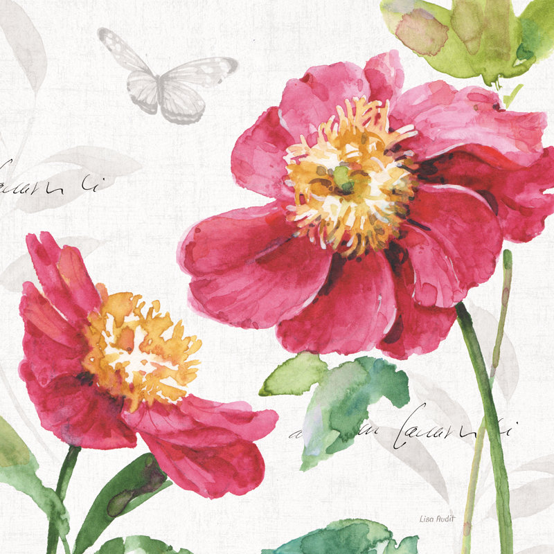 Pink Garden III - Wrapped Canvas Painting, 91cm H x 91cm W x 3.8cm D