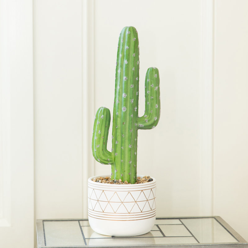 Plante grasse artificielle en pot 11,5 po