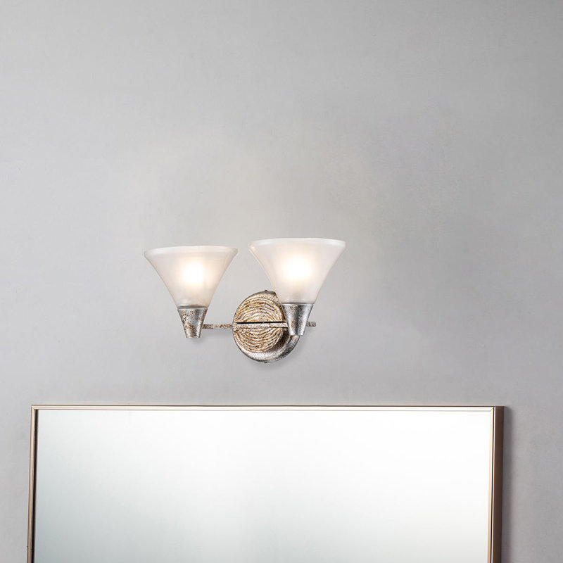 Lemoine 2 - Light Vanity Light, Silver Leaf 