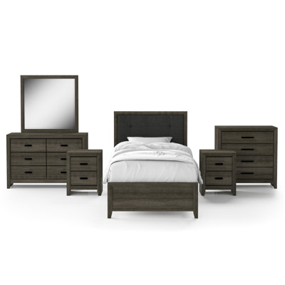 Solid Wood Piece Bedroom Set