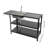Freestanding Kitchen Utility Sink with Shelves