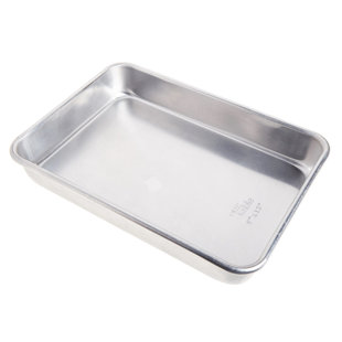 Stainless Steel Cookie Sheet Pan Serving Tray 6.75 x 12.125 in