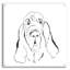 «Line Dog Bloodhound I»-1158885344