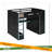 Full Size Wood Loft Bed With Desk,Wardrobe,Ample Storage Space,And RGB LED Light-2091007554