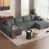 Tissu gris