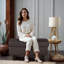 Repose-pieds rembourré en flanelle avec repose-pieds Athiste-1662927495