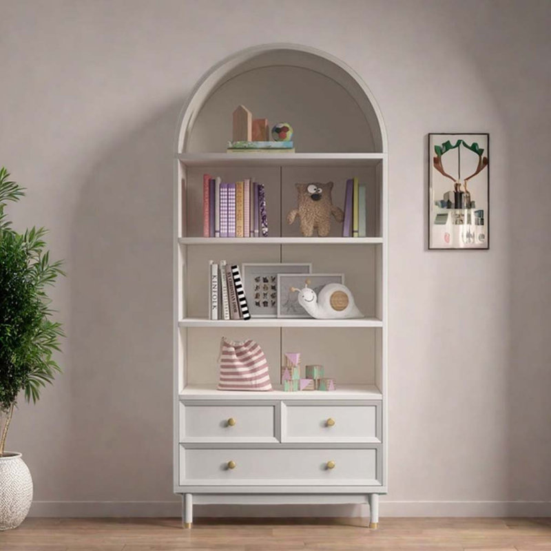 Vitrine simple et moderne, Blanc