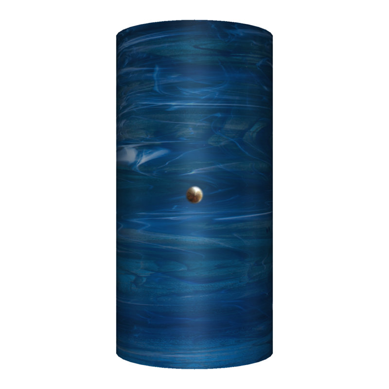 Plafonnier encastré 2 lumières narrow Nishimura, Bleu ciel