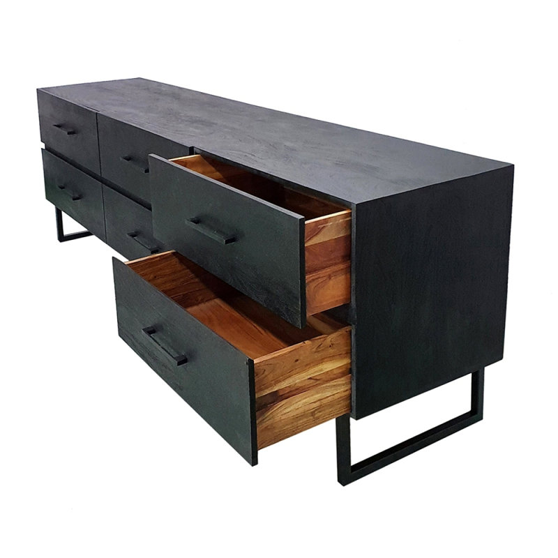Armoire 86,5 x 20 x 30,5 po, noir