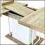 Table de salle à manger extensible pour 6 à 10 personnes avec effet de bois vieilli, 160 à 200 cm, parfaite pour les réunions de famille et les réceptions