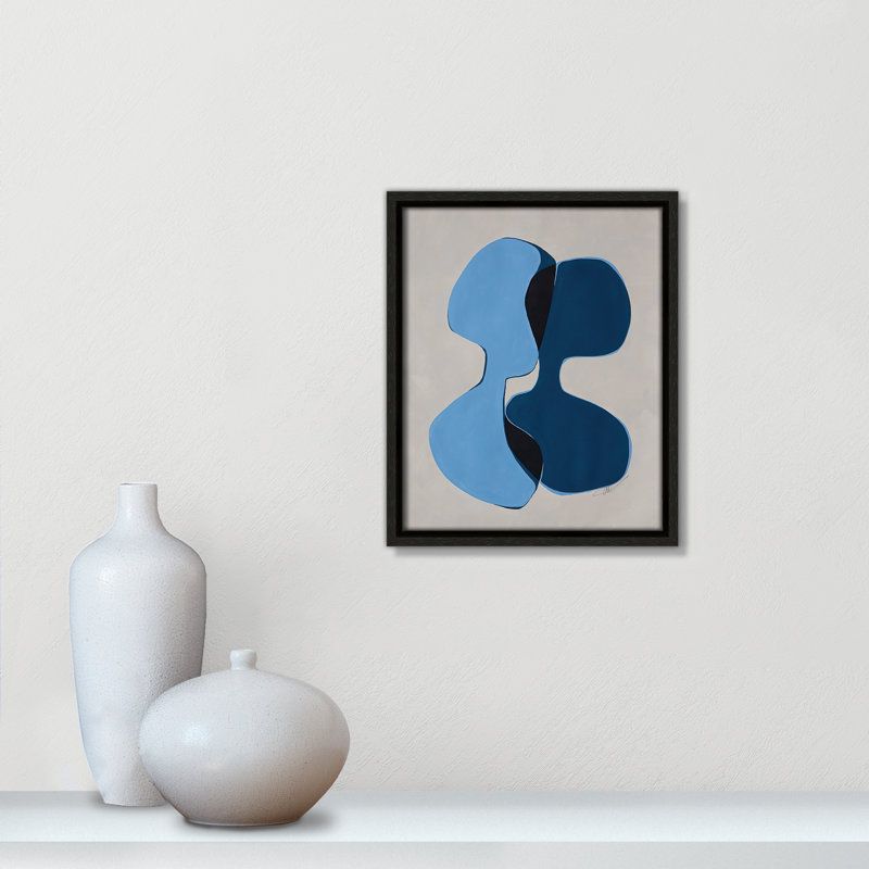 In Unity I by Filippo Ioco For Casa Fine Arts, 11.5" H x 9.5" W x 2" D, Espresso Framed
