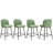 Swivel 26.8'' Faux Leather Counter Stool ( Set Of 4 )-106647211