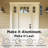 Royal Shade Floating Vertical  AFramed Aluminum Address Plaque – Customized 3/4/5-Digit House Numbers for Stylish Indoor and Outdoor Spaces-119472303-119472308-119700206