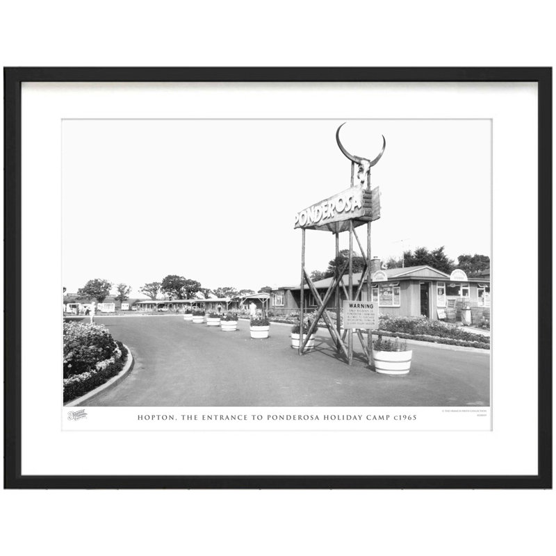 Hopton, The Entrance To Ponderosa Holiday Camp C1965 by Francis Frith - Single Picture Frame Print, 28cm H x 36cm W x 2.3cm D
