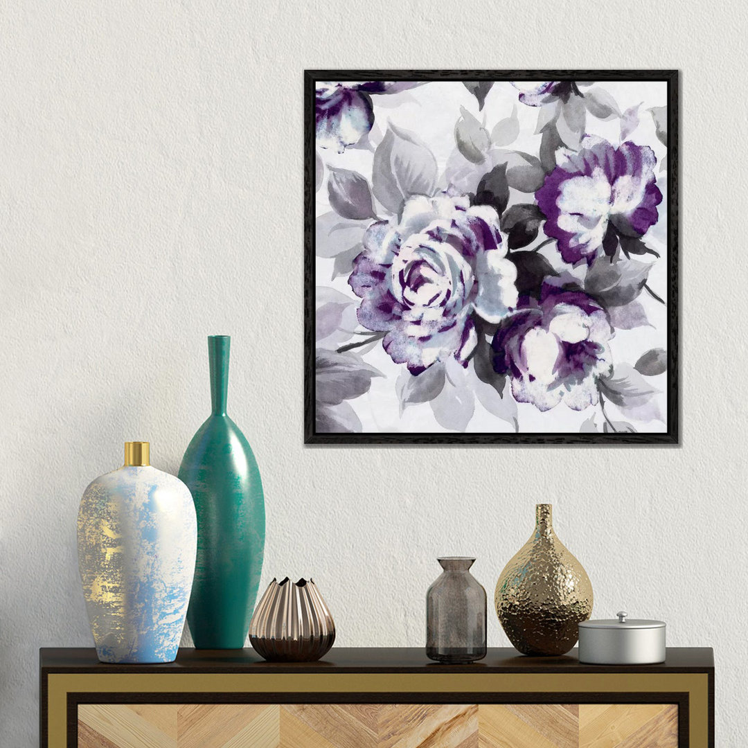 Scent Of Plum Roses III von Wild Apple Portfolio - Galerie-umwickelte Leinwand Giclée auf Leinwand