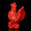 Sculpture de coq en céramique exquise - pièce décorative-116170576