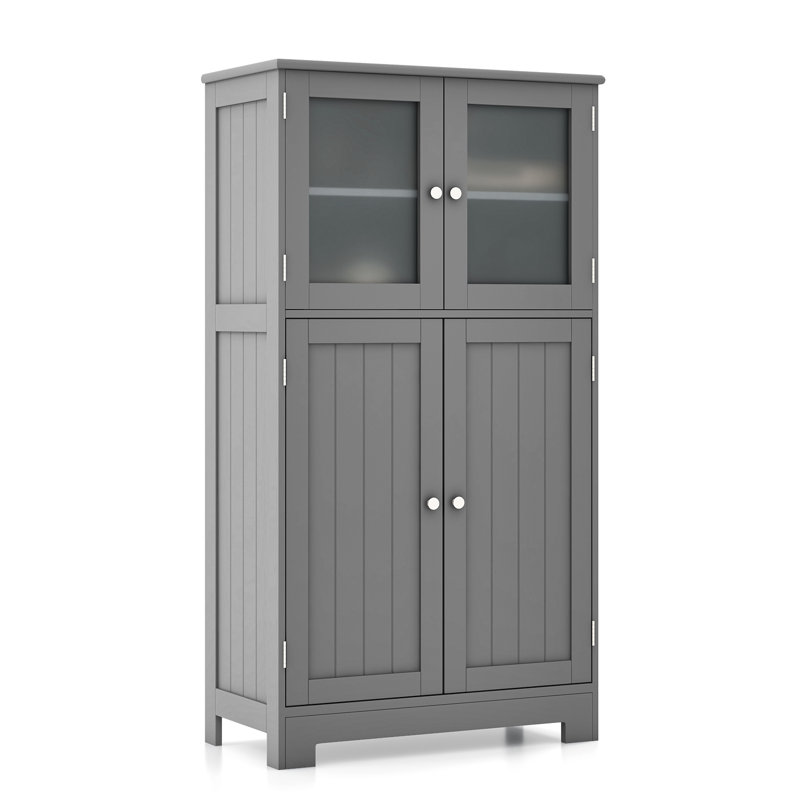 Freestanding Bathroom Cabinet, Grey