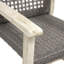 Chaise de salle à manger en bois et osier Hampton (ensemble de 2)-34474070