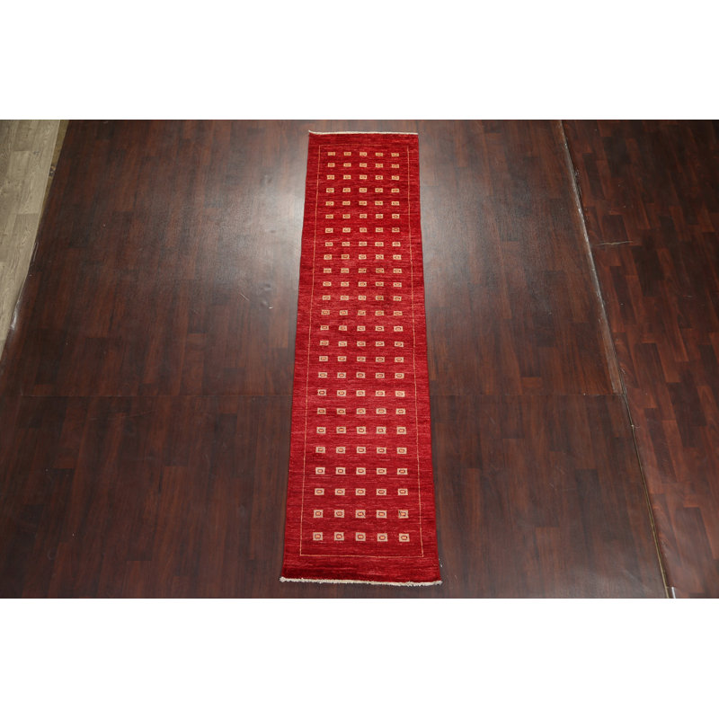 Tapis rouge rouge Gabbeh Kashkoli