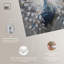 "White Peacock II", reproduction d'art sur toile par Art Remedy, 20 x 30-312477715-312477727