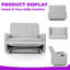 Fauteuil inclinable manuel en tissu d'ameublement durable-2091677875