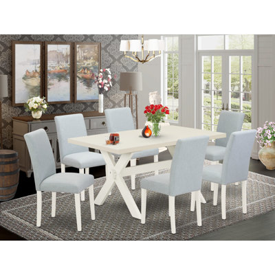 Drage Rubberwood Solid Wood Dining Set