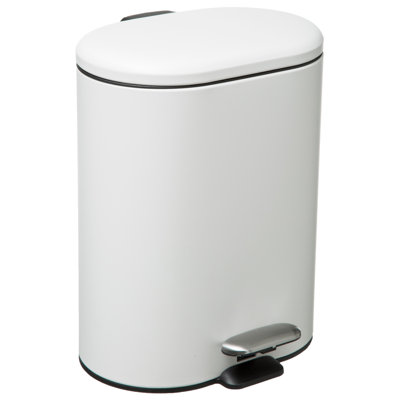 Siliflex Steel Step On Kitchen Trash Can - 6L