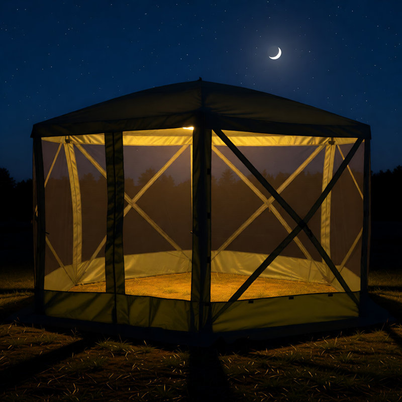 Hexagon Pop Up Party Tent Gazebo