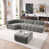 Chenille gris foncé