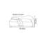 Chaise longue simple en tissu simple d'intérieur-134531690