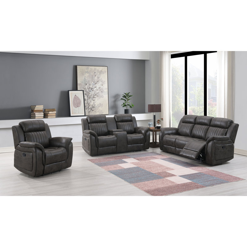Fauteuil inclinable en cuir Arismel