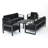 Caggiano 8 - Person Patio Conversation Sets with Cushions
