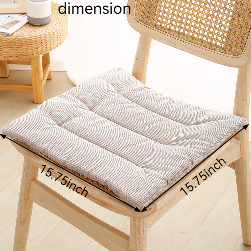 Coussin de chaise 2 pièces Latitude Run®, L 15,74 po x P 15,74 po