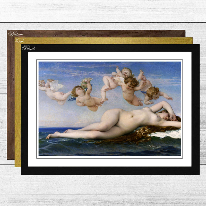 Alexandre Cabanel - Single Picture Frame Painting, Oak