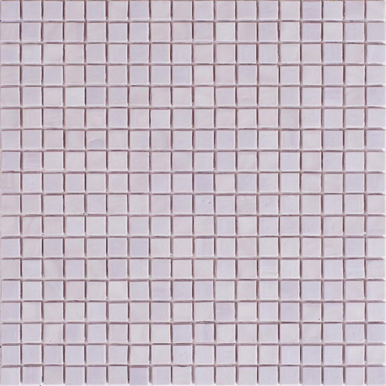 Skosh 0.6" x 0.6" Glass Grid Mosaic Wall & Floor Tile