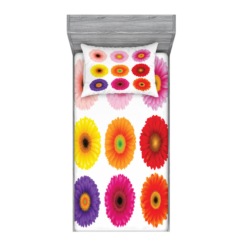 Microfiber Sheet Set, Twin XL Sheet Set with Fitted Sheet
