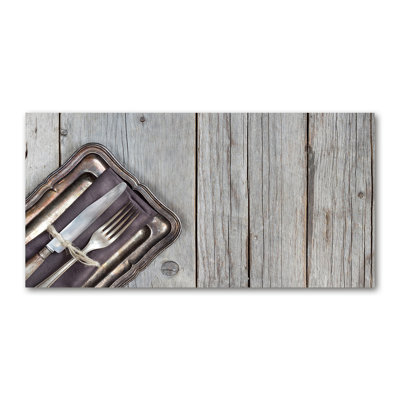 Cutlery On Canvas Boards - No Frame Print on Canvas