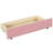 Daybed With Linen Cover  Pink , 2 Storage Drawers, No Box Spring, Stable Bed Pink Upholstered Drawer - Frame For A Cozy Night-2024149668