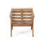 Chaises longues de patio en bois d'acacia durable, confort moderne pour les espaces extérieurs