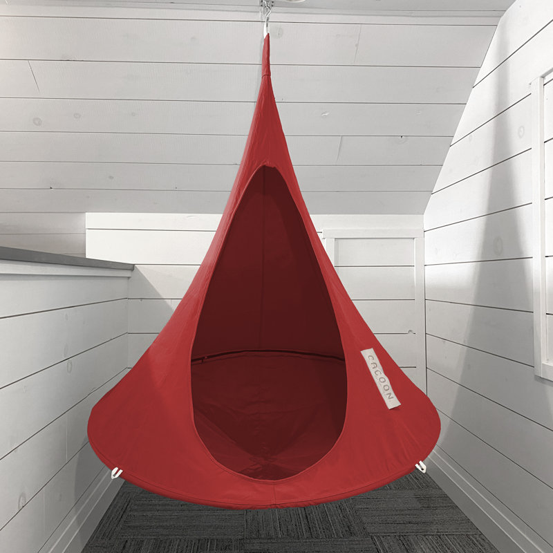 Cacoon - Island Vibe Hanging Chair, 120cm H x 120cm W x 120cm D, Red