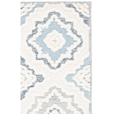 Altrincham Hand Tufted Wool And Cotton With Latex Geometric Rug