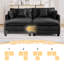 Canapé modulaire rembourré en similicuir avec repose-pieds-1235254929-1235254930